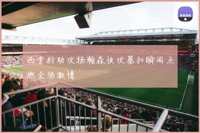 西索科助攻杨瀚森快攻暴扣瞬间点燃全场激情