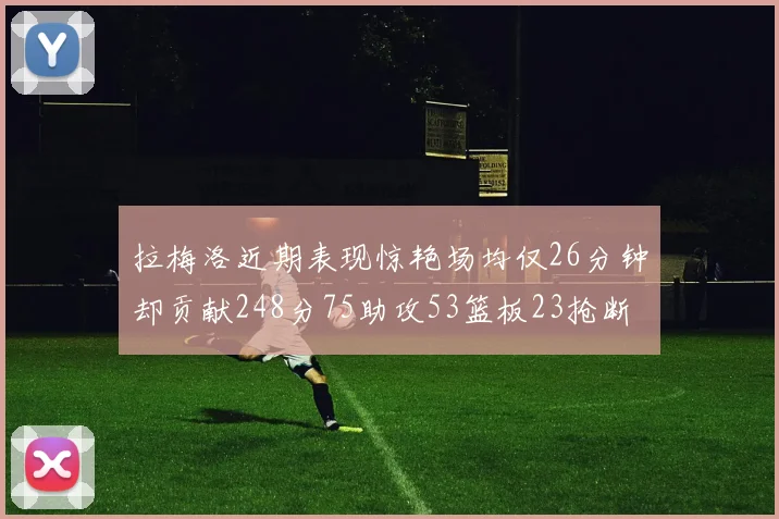 拉梅洛近期表现惊艳场均仅26分钟却贡献248分75助攻53篮板23抢断